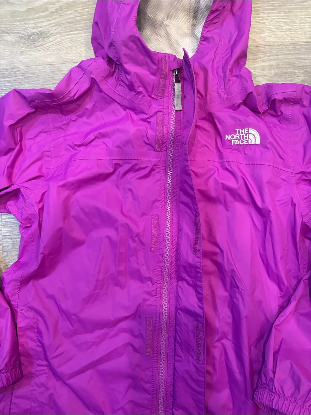 The North Face Kids Waterproof Hooded Rain Jacket - Magenta